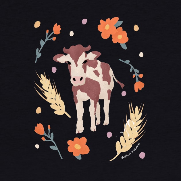 Baby Brown Holstein Calf by Annelie